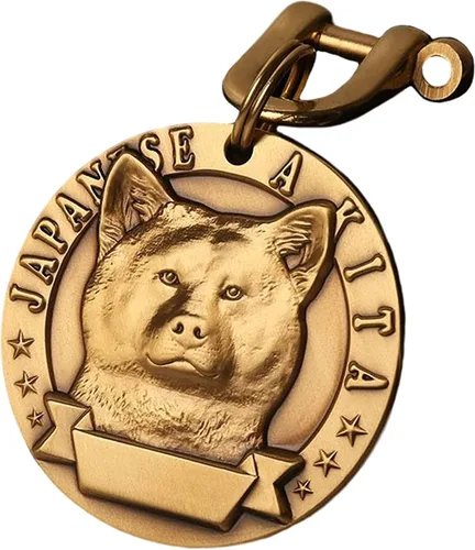 Miniatura 13 de Etiquetas de identificación para mascotas de cobre puro, etiquetas de nombre de perro personalizadas en relieve 3D con letras personalizadas