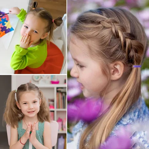 Miniatura 4 de 200 ligas elásticas para el cabello fino, pequeños soportes para cola de caballo sin arrugas para niños y bebés, accesorios para el cabello