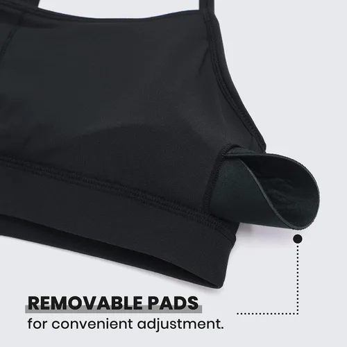 Miniatura 6 de CRZ YOGA Butterluxe - Brasier deportivo con espalda en Y para mujer, diseño de tirantes delgados, con espalda cruzada y relleno, de bajo impacto
