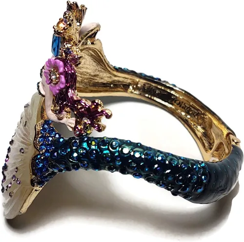 Miniatura 3 de BETSEY JOHNSON Pulsera de diamantes de imitación de sirena azul, Diamante de imitación