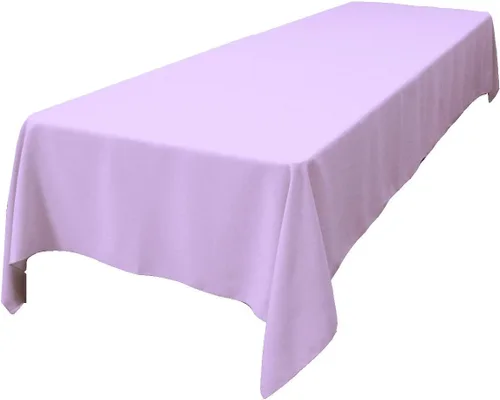 Miniatura 149 de LA Linen Mantel rectangular lavable de popelín de poliéster, resistente a las manchas y a las arrugas, cubierta de mesa 60x84, mantel de tela