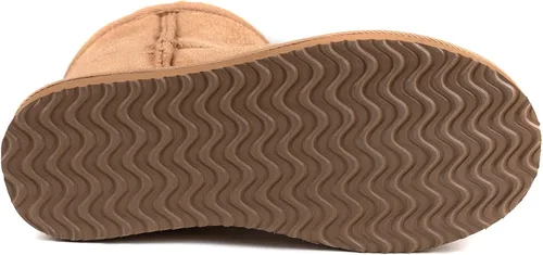 Miniatura 5 de Zizor Pantuflas cortas acogedoras para mujer, cálidas, de invierno, con forro mullido
