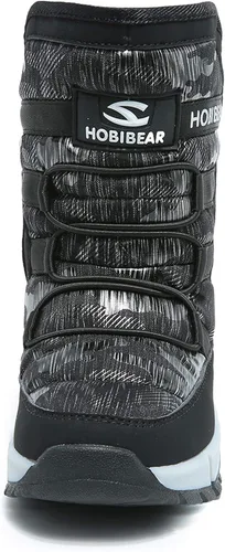 Miniatura 3 de GUBARUN - Botas de nieve para niños, impermeables, antideslizantes, resistentes al frío, zapatos para invierno y climas fríos
