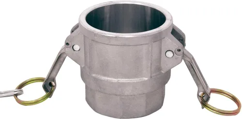 Miniatura 14 de Gloxco Tipo D de aluminio leva y ranura de manguera de conexión, 1" Camlock hembra x 1" NPT hembra (CAM-10-D-AL)