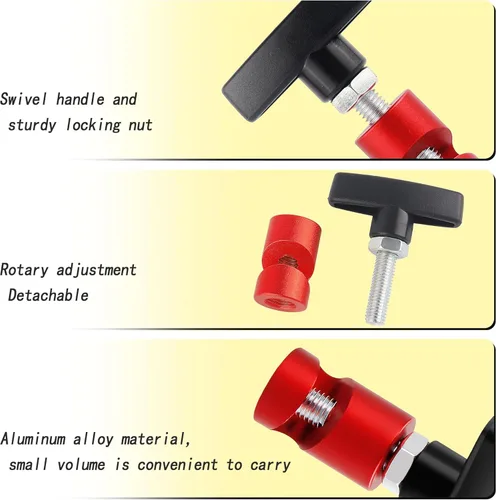 Miniatura 3 de 2 piezas de abrazadera de puntal de capucha - abrazaderas de elevación para automóviles, herramienta de brecha de bujía M14, pinza de bujía