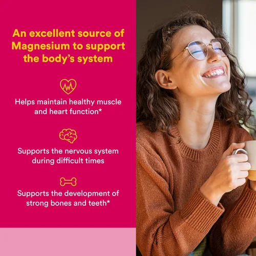 Miniatura 2 de Natural Factors Bisglicinato de magnesio - Suplemento de apoyo para la salud de todo el cuerpo - Suplemento de magnesio natural que apoya la fuerza