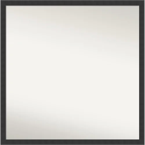 Miniatura 85 de Amanti Art Espejo de baño negro para sobre fregadero, 22 x 22 pulgadas, espejo de tocador cuadrado estrecho negro Avon, marco de madera casual