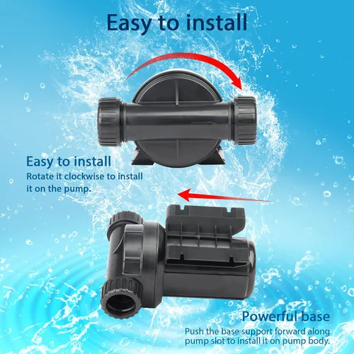 Miniatura 7 de WaterRebirth (PA2000, 1600 GPH) Bomba de agua sumergible de alto flujo - Bomba de agua para el hogar/en línea - Bomba sumergible - Bomba