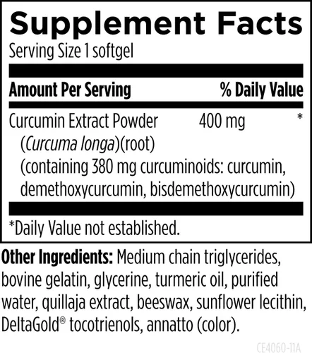 Miniatura 4 de Designs for Health Curcum-Evail 400 - Suplementos de curcumina de cúrcuma biodisponibles - Tecnología de emulsión Evail - Complejo de curcumina C3