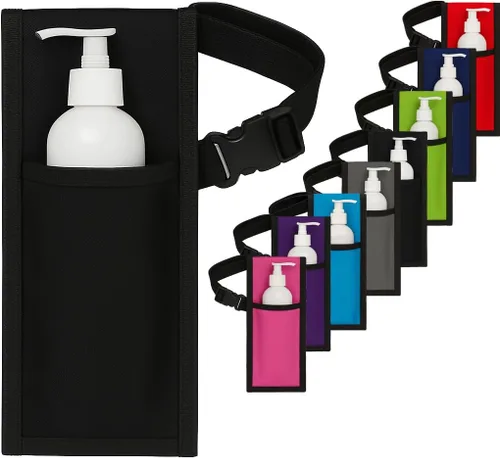 Miniatura 12 de Royal Massage Funda para botella de aceite con correa ajustable, cintura o bolsa de hombro manos libres para terapeutas, se adapta a la mayoría