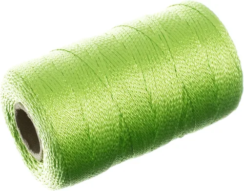 Miniatura 3 de Línea de nailon trenzado Mason - Cordón de cordel (250 pies, verde fluorescente)