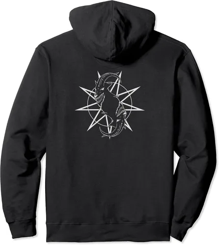 Miniatura 2 de Slipknot Sudadera con capucha con logotipo de Goat Star, Negro, S