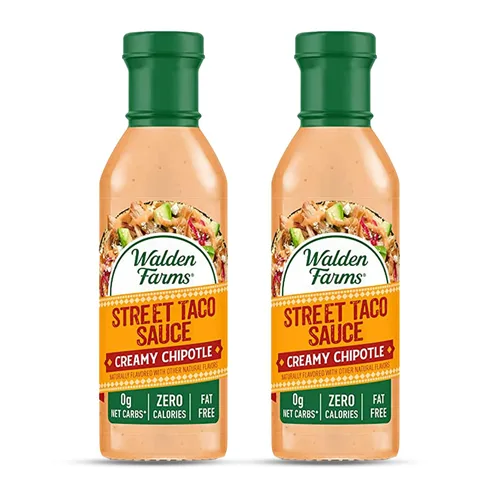 Miniatura 11 de Walden Farms Street Taco Sauce Lime Cream - Sin calorías, sin gluten, baja en carbohidratos, apta para dieta cetogénica, sin azúcar, sabor a crema