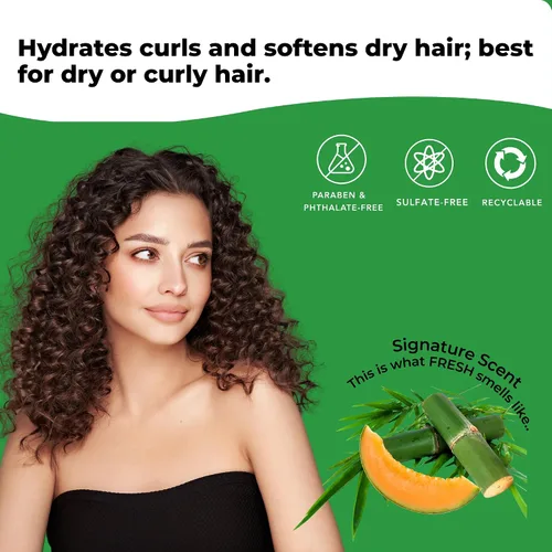 Miniatura 6 de DANI Naturals Bamboo Bergamota Champú sin sulfato, vegano, hidratante, espesa e hidrata, 12 onzas líquidas