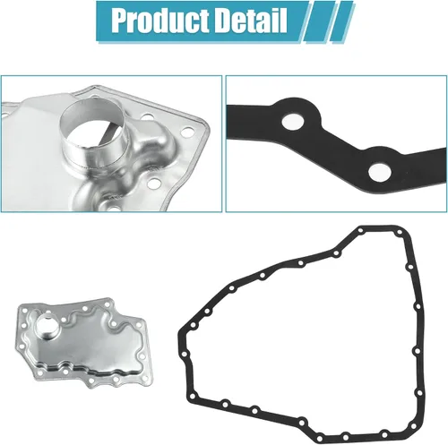 Miniatura 4 de uxcell 1 juego de repuesto de filtro de transmisión automática para NISSAN ALTIMA 2007-2008 No.F09-G28-403/31728-1XD03 Metal