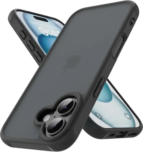 Miniatura 107 de PinLiSheng Funda mate para iPhone 11, funda protectora dura y delgada con protección a prueba de golpes, funda trasera translúcida y mate para Gris