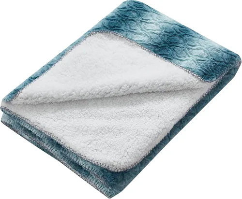 Miniatura 5 de Regal Comfort Manta Sherpa de piel sintética, 50 x 70 pulgadas, suave y afelpada, cálida y mullida, manta de forro polar de terciopelo