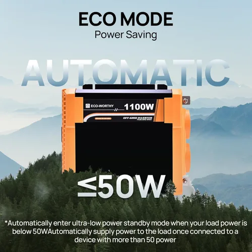 Miniatura 2 de ECO-WORTHY Kit completo de iniciación de panel solar de 200 vatios y 12 V para RV fuera de la red con batería e inversor: 2 paneles solares de 100 W