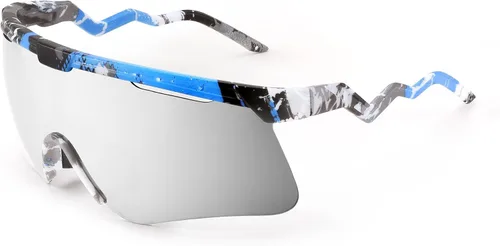 Miniatura 2 de FEISEDY Gafas de sol para hombres y mujeres, polarizadas grandes retro sin montura TR90 marco para béisbol, ciclismo, deportes B4073 Marco