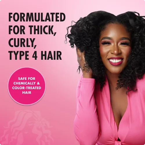 Miniatura 3 de Mielle Organics Champú desenredante e hidratante de granada y miel, champú para cabello rizado para mujeres, enriquecido con miel y aceite de babasú