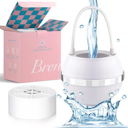 Miniatura 9 de Filtro de baño para grifo de bañera, filtro de agua de bañera de 11 etapas con vitamina C, elimina el cloro y los contaminantes, filtro de agua
