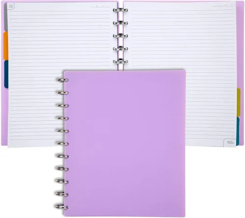 Miniatura 76 de Talia - Cuadernos de notas con tapas, planificador, personalizables, (Azul de Verano, Junior (5.5 pulgadas x 8.5 pulgadas)) Azul verano