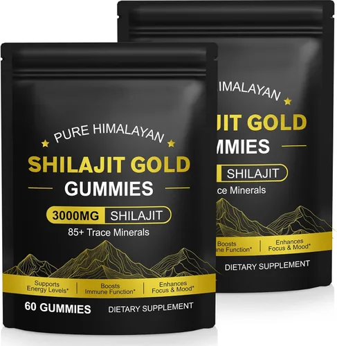 Miniatura 9 de Shilajit - Gomitas para hombres y mujeres, puras y naturales de oro del Himalaya Shilajit que aumentan la energía, apoyo inmunológico y ayuda a