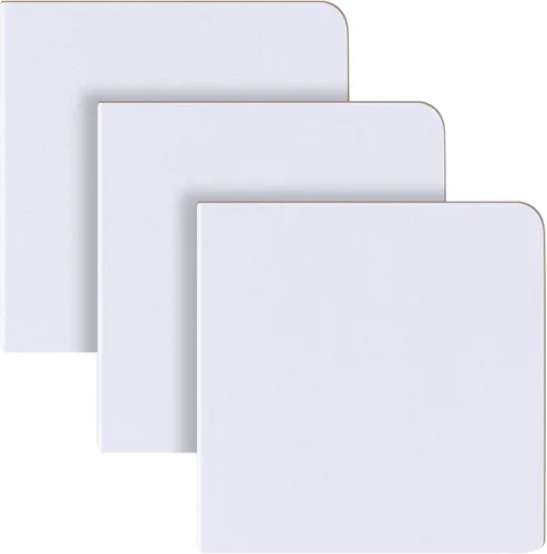 Ctosree 3 mini cuadernos de bocetos de acuarela de 3.9 x 3.9 pulgadas, cuaderno de acuarela cuadrado portátil, cuaderno de bocetos de pintura, 90