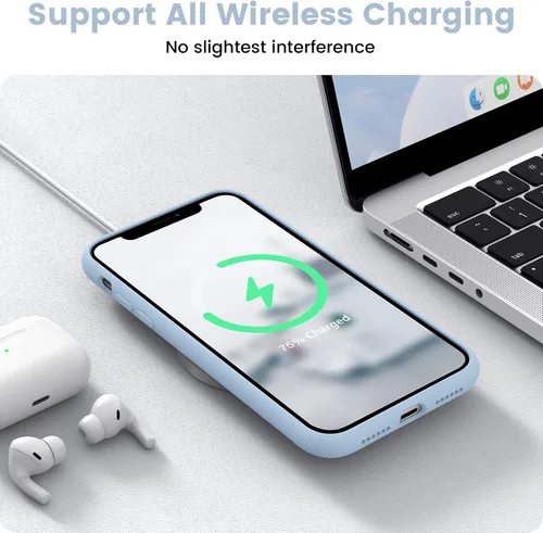 Miniatura 7 de Funda compatible con iPhone 11, silicona [forro de microfibra suave antiarañazos] [delgada a prueba de golpes] Funda mejorada para teléfono 11