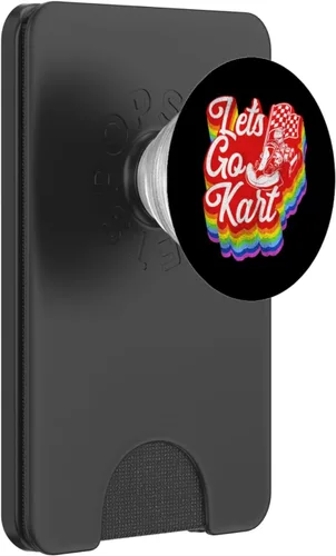 Miniatura 7 de Go Kart Racing 80s 90s Retro Let's Go Kart PopSockets intercambiables PopGrip