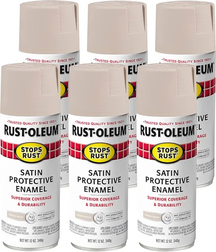 Miniatura 104 de Rust-Oleum 285092 - Pintura en aerosol para prevención del óxido, 12 onzas, transparente satinado Satinado claro