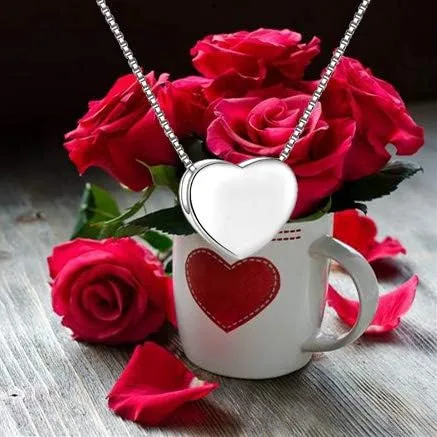 Miniatura 7 de Candyfancy Collar con colgante de corazón de plata de ley 925 para mujer cadena de caja de 180in Metal