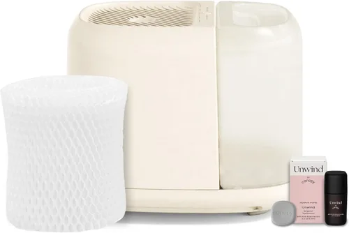 Canopy Humidificador para Habitación Grande, Crema, Espacio de Vida Grande, Tiempo de Funcionamiento de 36 Horas, Tanque de 5.5L - Incluye