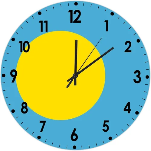 Miniatura 614 de Cheyan Reloj de pared con bandera de Canadá de 12 pulgadas, silencioso, sin tictac, de PVC, funciona con pilas, reloj redondo decorativo, regalo