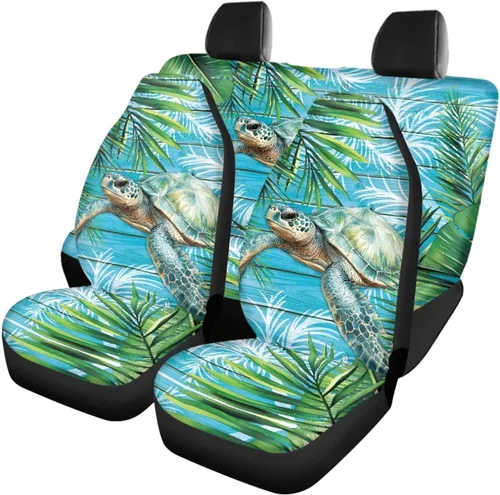Miniatura 28 de Howilath 250 USA Anniversary - Juego de 4 fundas de asiento de automóvil de ajuste universal para asientos delanteros y traseros para uso en todas