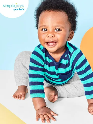 Miniatura 2 de Simple Joys by Carters Pantalones para bebé paquete de 4