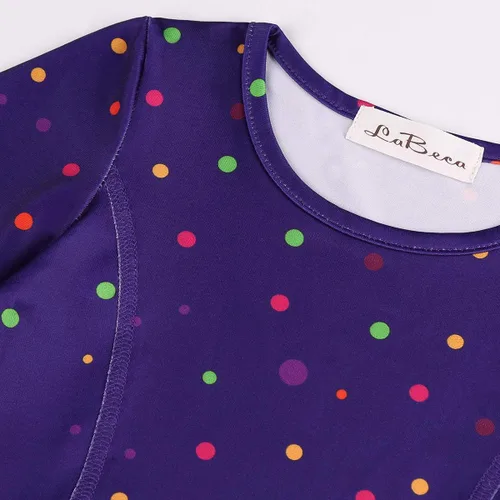 Miniatura 5 de LaBeca - Vestido sin mangas o de manga larga para niñas, vestidos informales con diseño de unicornio o sirena para niñas pequeñas o grandes