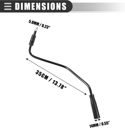 Miniatura 4 de Motoforti Tubo de ventilación del cárter, tubo de manguera de ventilación del cárter, para Jeep Wrangler Cherokee Grand Cherokee 1997-2004 4.0L