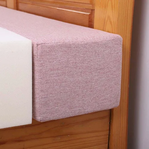 Miniatura 22 de YURRO Almohadilla de cuero sintético para cama de cabecero, protección acolchada para cabecera, almohada larga y alargadora de colchón suave, Beige