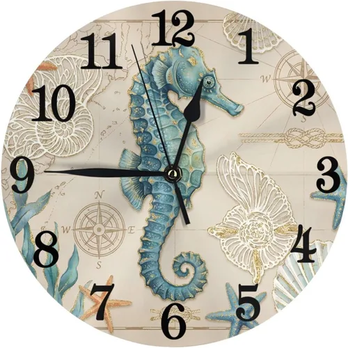 Miniatura 10 de African Black Woman Wall Clock Battery Operated Silent Round Clock Afro Girl Wall Decor for Home Office School, 9.8 Inch
