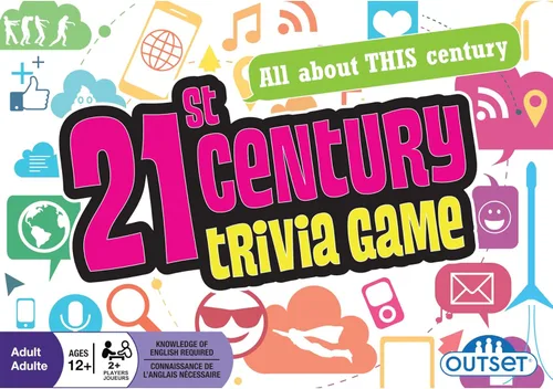 Miniatura 4 de Juego de trivia del siglo XXI, juego de fiesta, juego familiar, juego de viaje, divertido y fácil de jugar, 1200 preguntas de trivia, para 2 o más