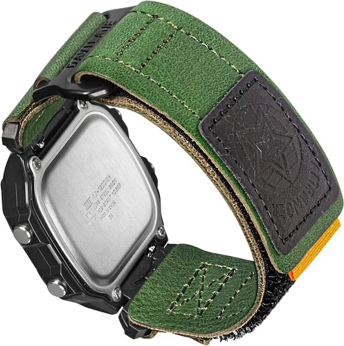 Correa de reloj de cuero genuino de 0.709 in compatible con G-Shock AE-1200/AE-1000W/1100W/AE-1300, W-735H/W-216H/218H W-219H/F-91W/F-94W/F-105W,