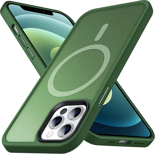 Miniatura 12 de Anqrp Funda magnética a prueba de golpes para iPhone 11, [compatible con MagSafe] [probada contra caídas de grado militar] Funda delgada de silicona