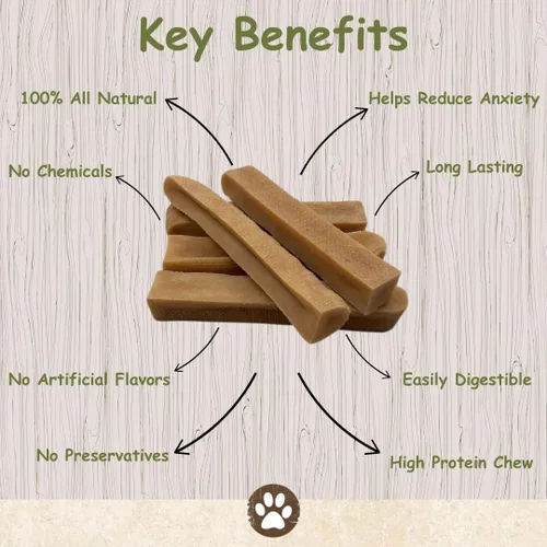 Miniatura 2 de Top Dog Chews - Queso de yak del Himalaya para perros, 100% natural y duradero, sin gluten y digerible, vendido por The Pound