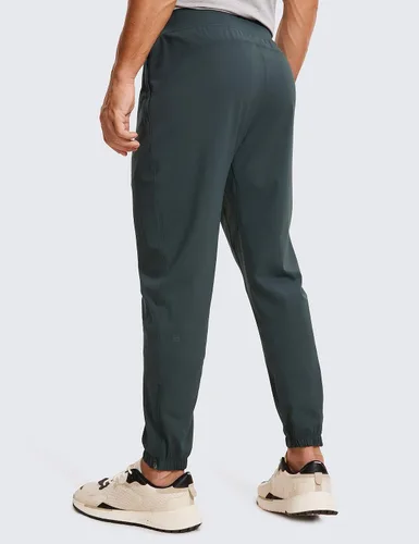 Miniatura 2 de CRZ YOGA Pantalones deportivos de golf elásticos en 4 direcciones con bolsillos de 30 pulgadas para hombre, pantalones de trabajo, gimnasio