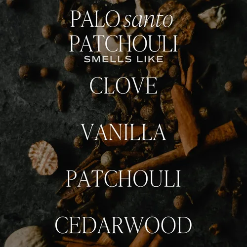 Miniatura 2 de Sweet Water Decor Vela de Palo Santo Patchouli - Vela de Spa de Soja con Aroma a Clavo, Vainilla, Madera de Cedro, Pachulí para el Hogar - Frasco