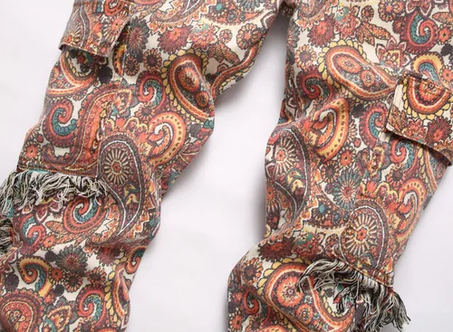 Miniatura 136 de Enrica Pantalones vaqueros estampados casuales para hombre