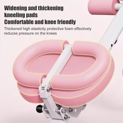 Miniatura 5 de Máquina de abdominales, equipo de entrenamiento abdominal, máquina de entrenamiento abdominal ajustable de 5 niveles con pantalla LCD