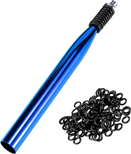 Miniatura 17 de Herramienta de aparejo loco, aparejos de cebo de pesca, herramienta de anillo de aparejo loco con 70 juntas tóricas de gusano, kit de gusano loco