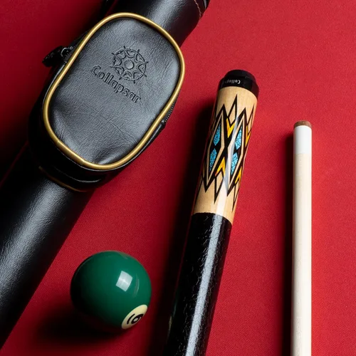 Miniatura 5 de Collapsar CA - Palo de billar con estuche rígido de 1 x 1, palo de billar profesional de arce de 58 pulgadas, juego de tacos de piscina de 19-21